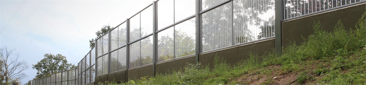 L&auml;rmschutzwand Acrylglas